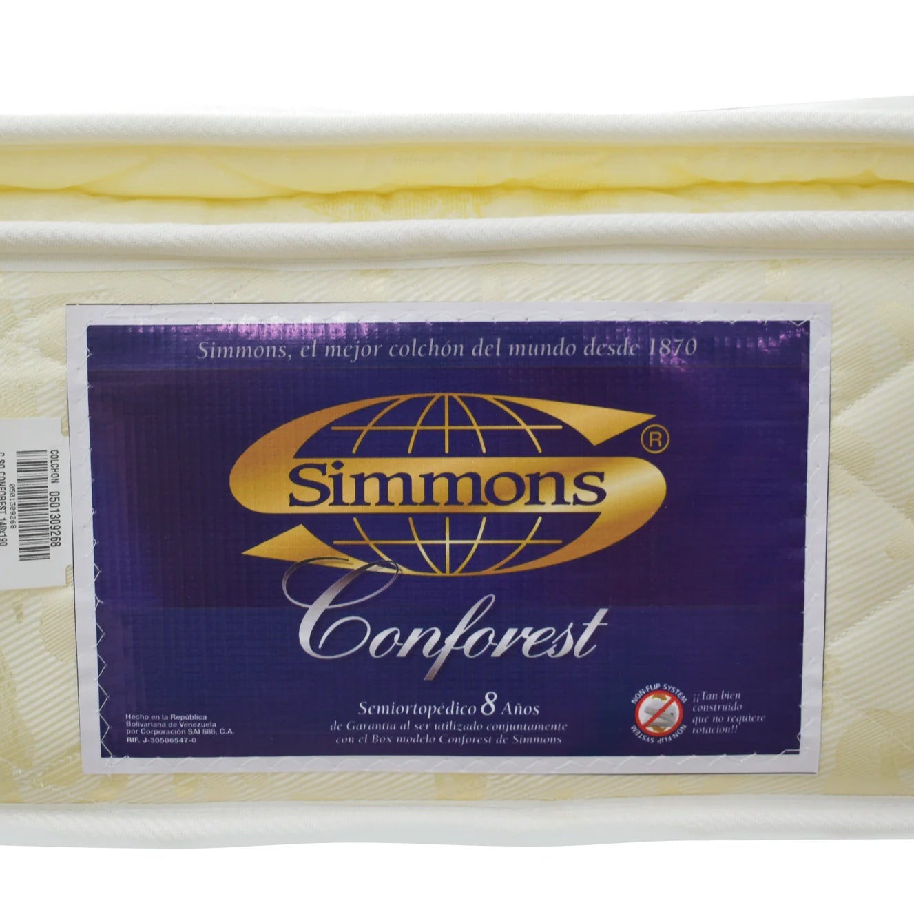 Colchón Semi Ortopédico Pillow Top Conforest SIMMONS