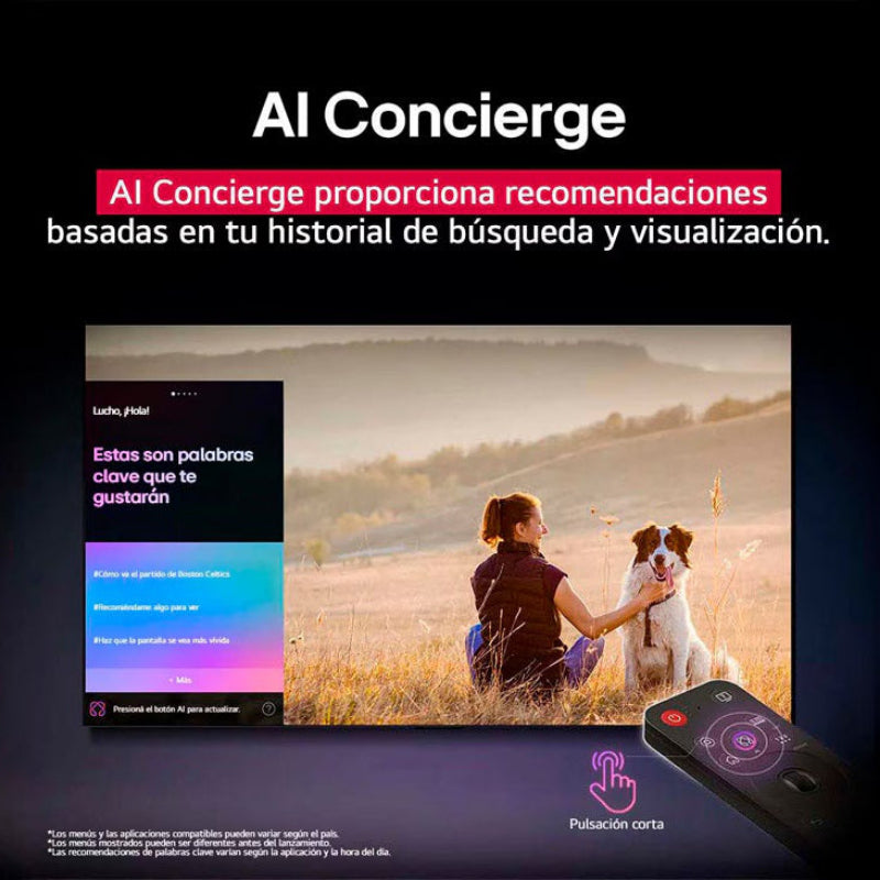 Televisor con webOS 25 NanoCell 4K AI 55" LG