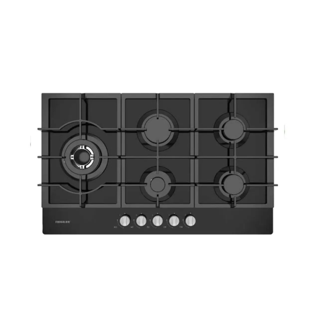 Tope de Cocina a Gas de Vitrocerámica y Acero 86 cm Frigilux