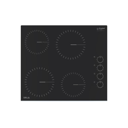 Tope de Cocina Eléctrico de Vitrocerámica 24" 220V Bari 60A Drija