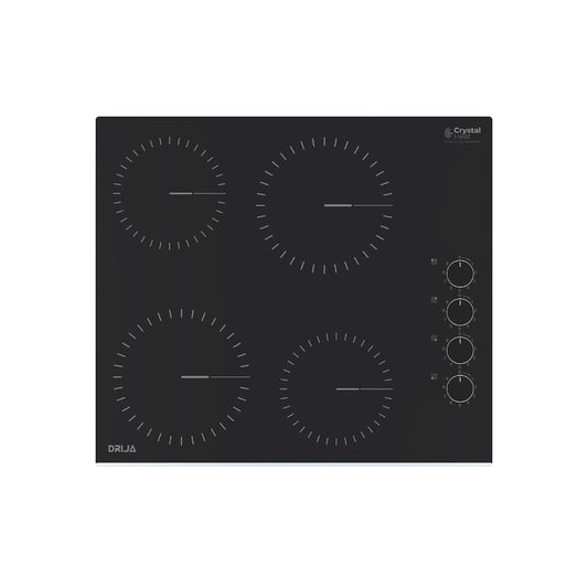 Tope de Cocina Eléctrico de Vitrocerámica 24" 220V Bari 60A Drija