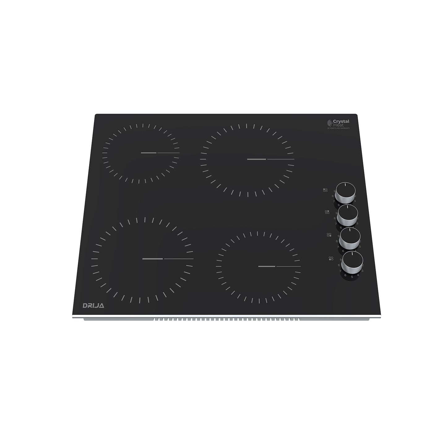 Tope de Cocina Eléctrico de Vitrocerámica 24" 220V Bari 60A Drija