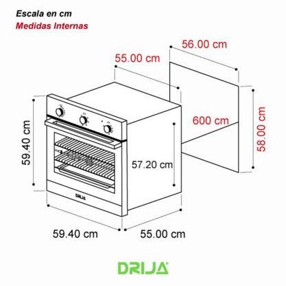 Horno Electrico 24" Europa 60 Elect Drija