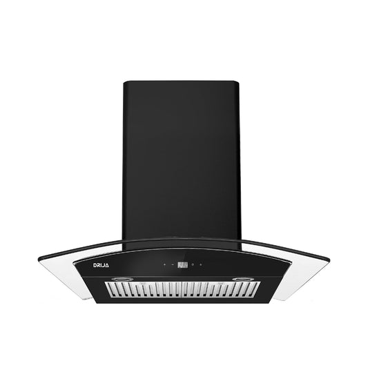 Campana Decorativa de Pared Negra 76 cm Prisma Touch 76 Black Drija
