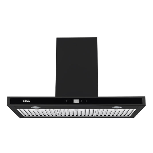 Campana Decorativa Negra Quadrato 90 Black Drija