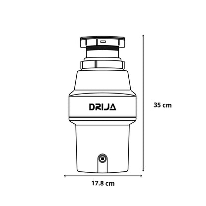 Triturador de Alimentos ½ HP Frantoio Drija