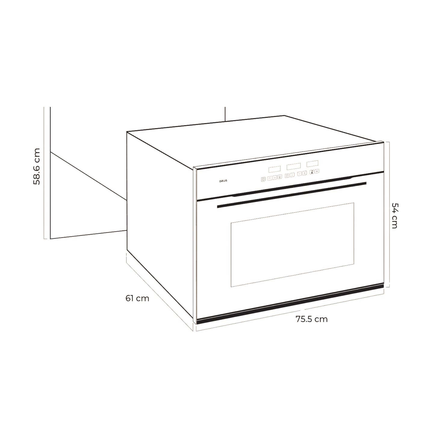 Horno Eléctrico 76 cm Pacific Air-A 76 Drija