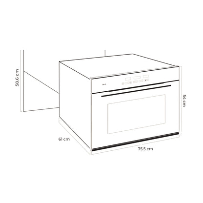 Horno Eléctrico 76 cm Pacific Air-A 76 Drija