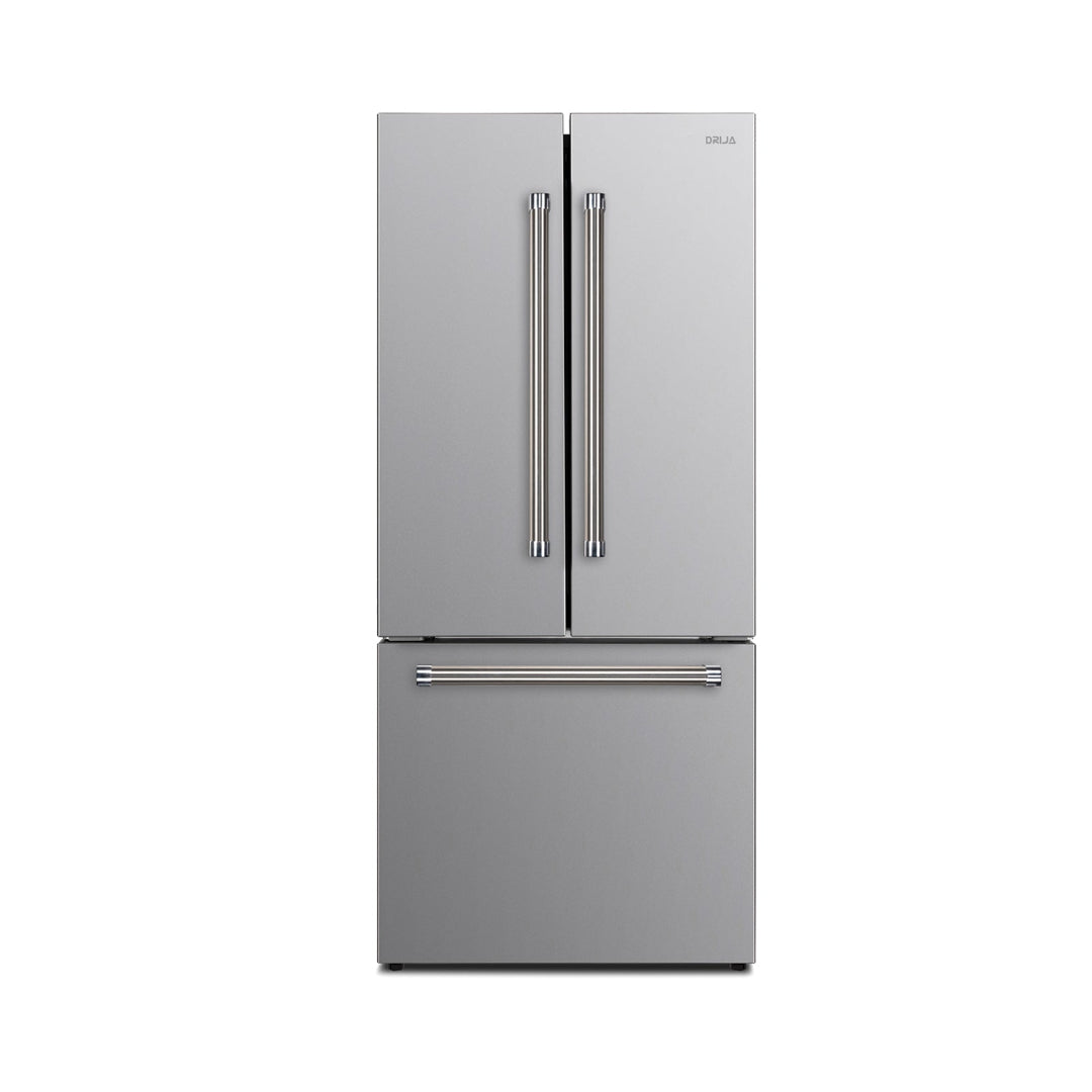 Nevera Side by Side de 3 Puertas de Acero 500 Litros INOX Drija