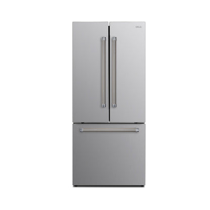 Nevera Side by Side de 3 Puertas de Acero 500 Litros INOX Drija