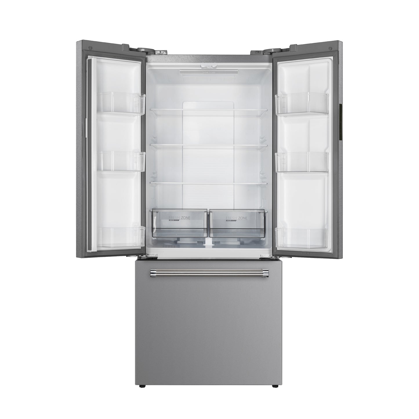 Nevera Side by Side de 3 Puertas de Acero 500 Litros INOX Drija