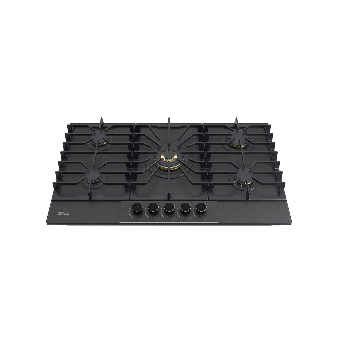Tope de Cocina a Gas Vitrocerámica 90 cm Italia 90 Drija