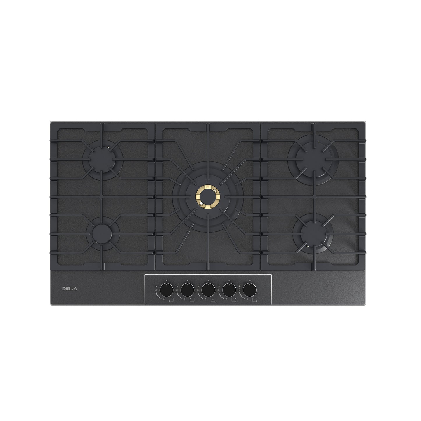 Tope de Cocina a Gas Vitrocerámica 90 cm Italia 90 Drija