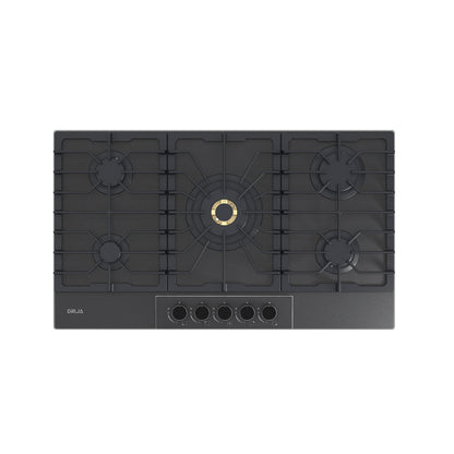 Tope de Cocina a Gas Vitrocerámica 90 cm Italia 90 Drija