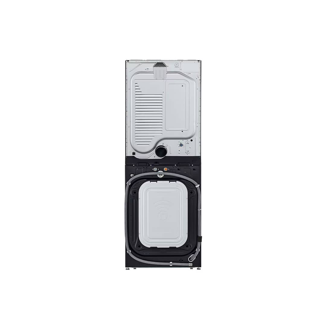Centro de Lavado de Acero Negro Wash Tower de 25/22KG LG