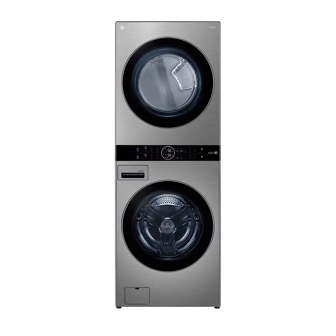 Centro de Lavado de Acero Silver Wash Tower de 22KG LG