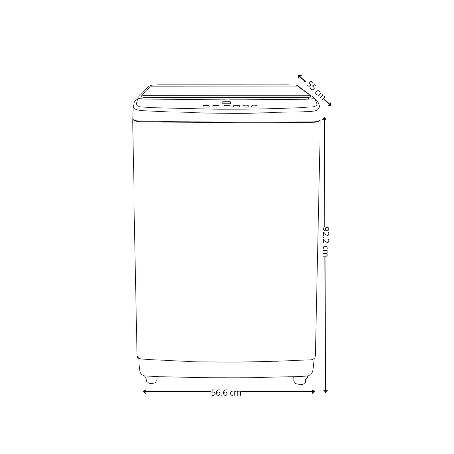 Lavadora Automática Gris 13.5KG Lavatrice 1305 Drija