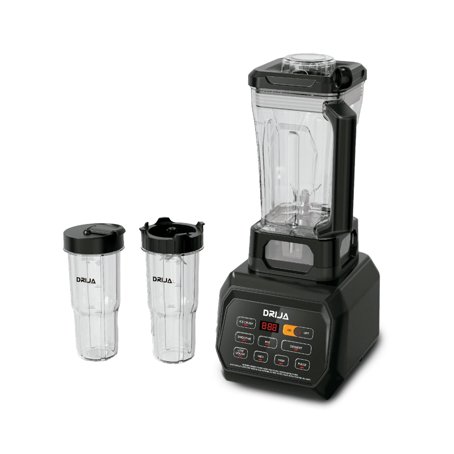 Licuadora de 1500W 2 Litros 3 Velocidades Miscelatore Drija