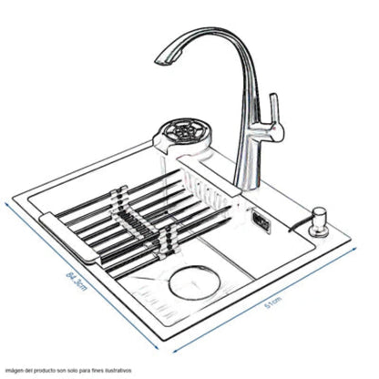 Fregador con Kit Bolonia 84 Drija