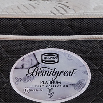 Colchón  Anatómico Pillow Top Beautyrest Platinum SIMMONS