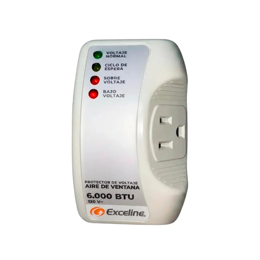 Protector de Voltaje para Aires de Ventana hasta 6000 BTU 110V Exceline