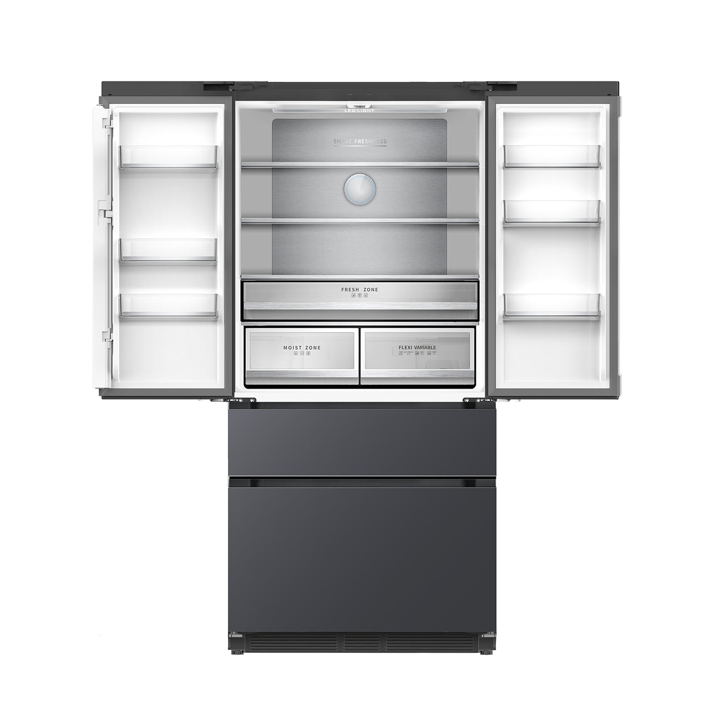 Nevera Side by Side de Acero Negro 520 Litros 18.1" DARKI18FD4P Drija