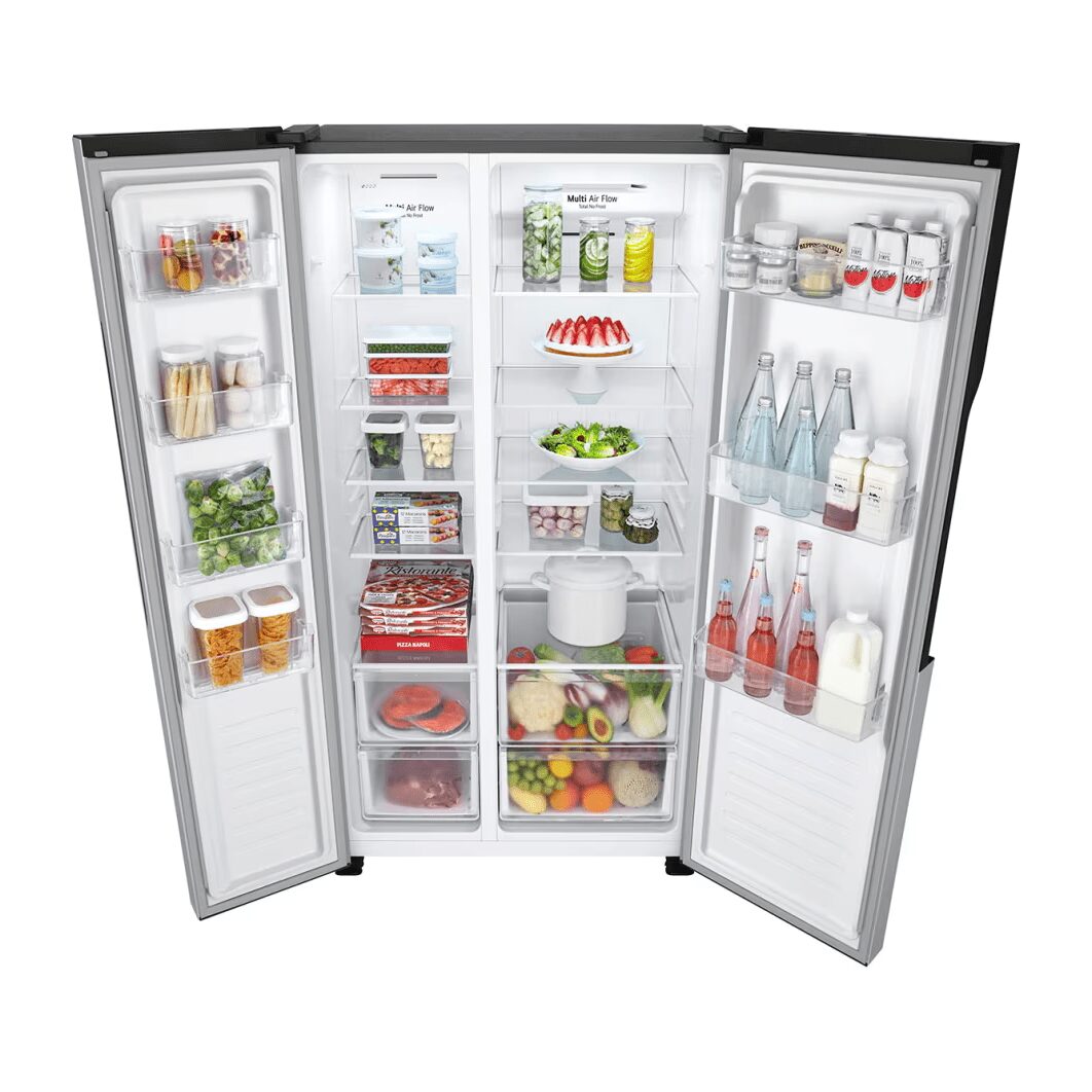 Nevera Side by Side de Acero de 508 Litros LG