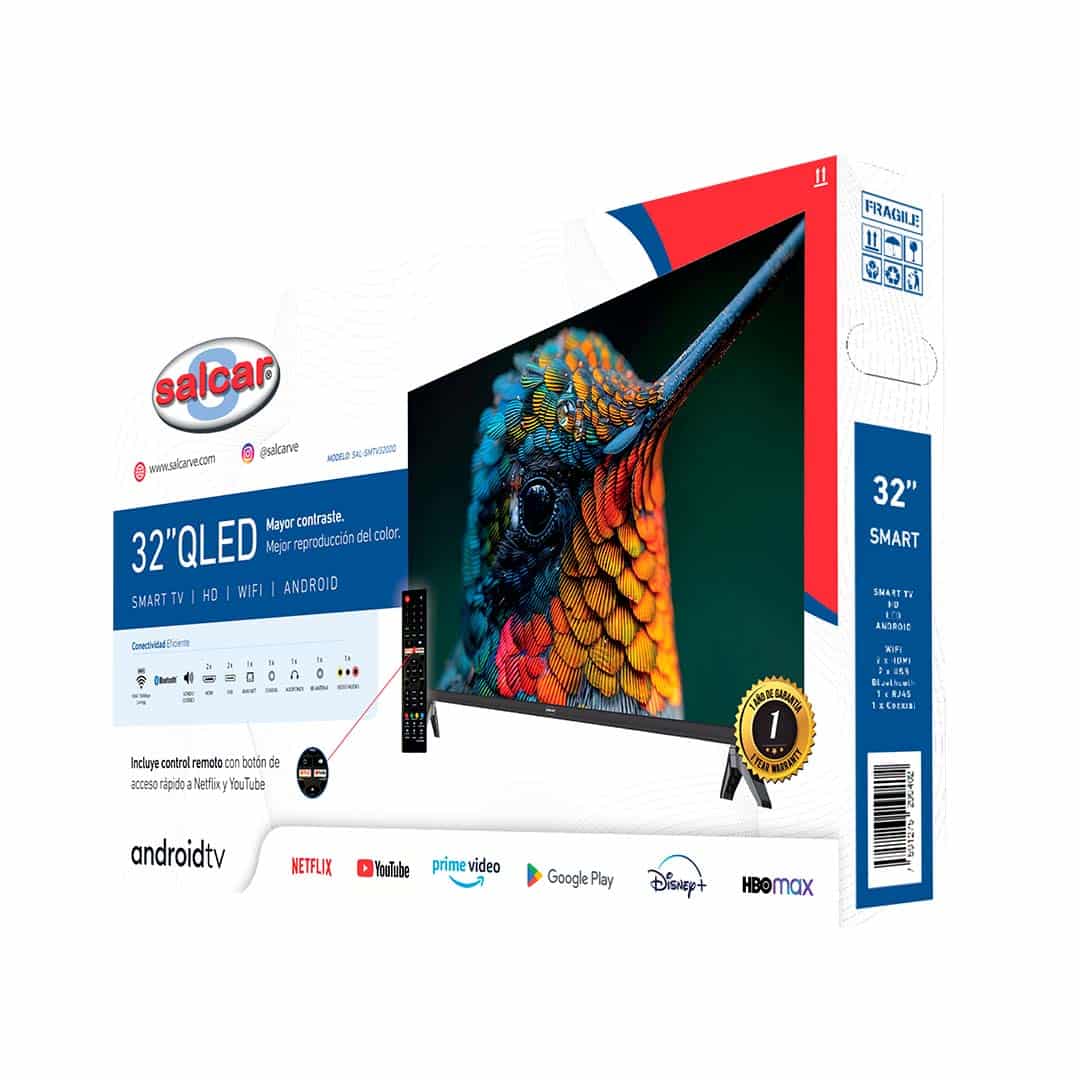 Televisor Smart TV QLED 32" Salcar