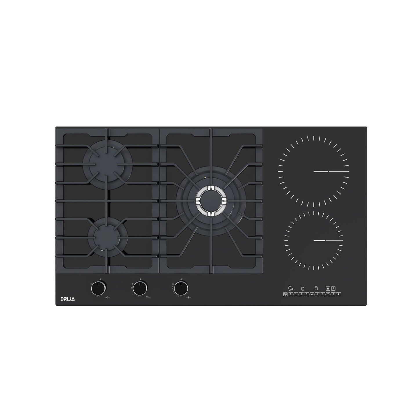 Tope de Cocina Vitrocerámica Mixto 90 cm 220V Sicilia Touch 90 Drija