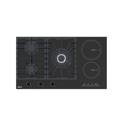 Tope de Cocina Vitrocerámica Mixto 90 cm 220V Sicilia Touch 90 Drija