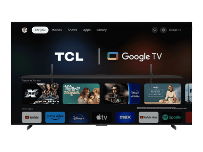 Televisor QLED Google TV de 98" TCL