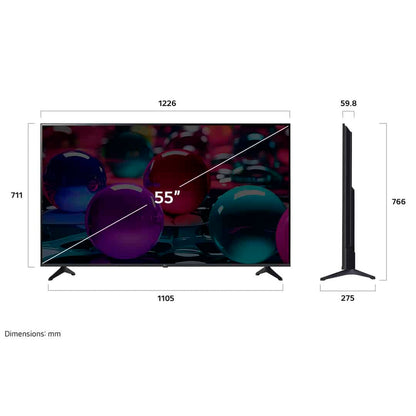 Televisor con AI webOS 25 4K UHD 55" LG