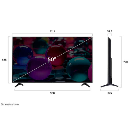 Televisor con webOS 25 4K UHD AI 50" LG