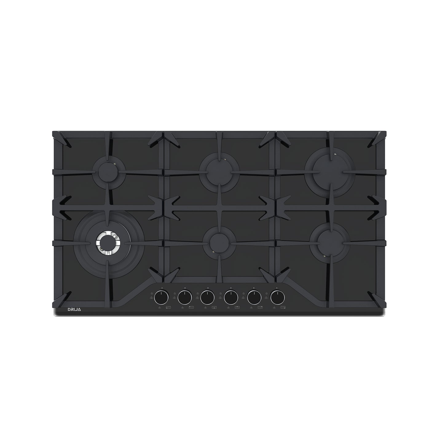 Tope de Cocina a Gas de Vitrocerámica 91 cm Toscana 91 Drija