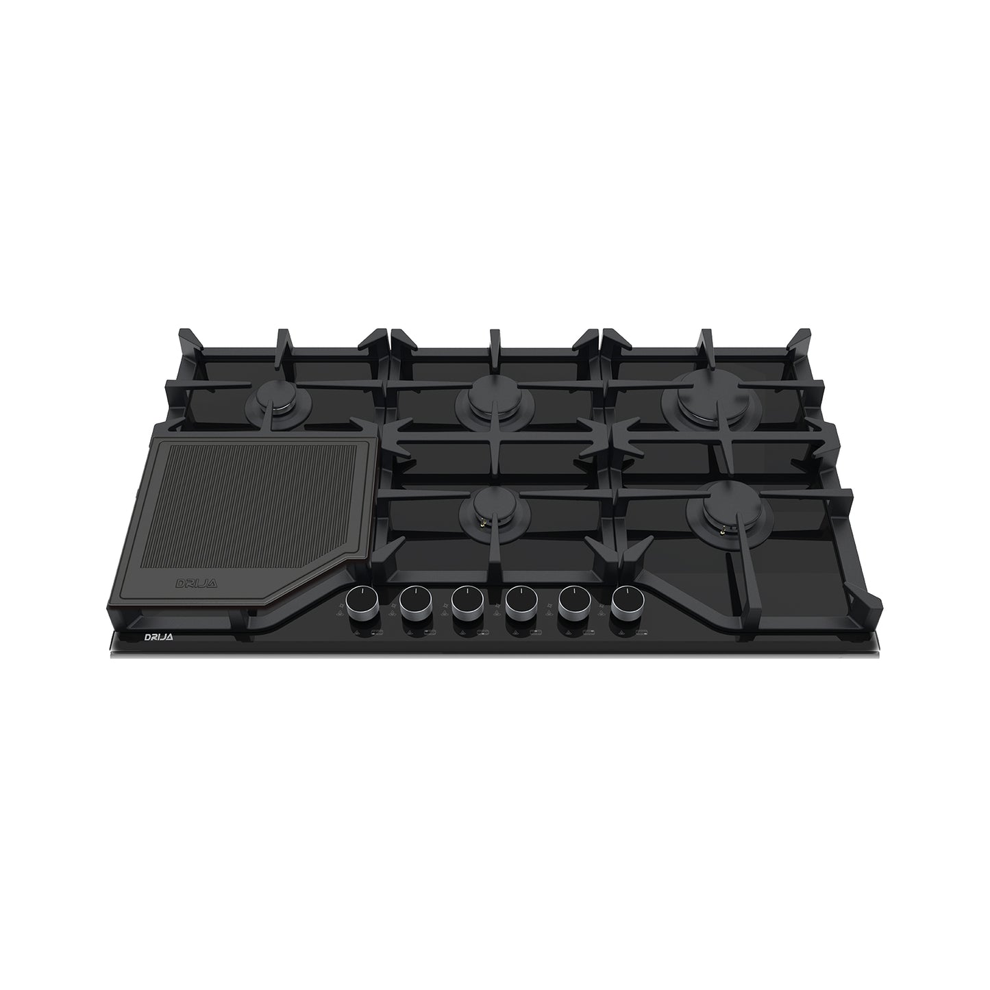 Tope de Cocina a Gas de Vitrocerámica 91 cm Toscana 91 Drija