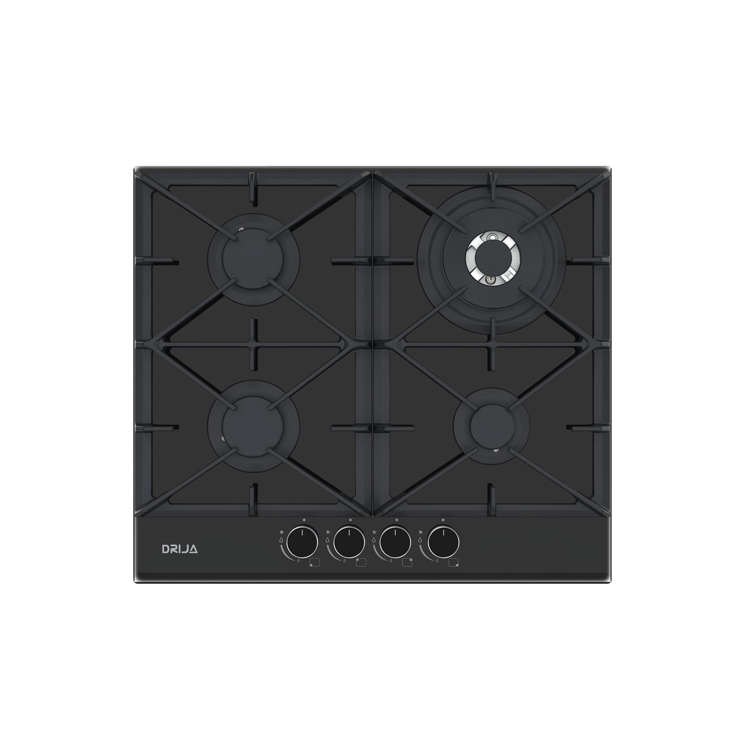 Tope de Cocina a Gas Vitrocerámica 60 cm Toscana Pro 60 Drija