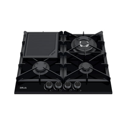 Tope de Cocina a Gas Vitrocerámica 60 cm Toscana Pro 60 Drija