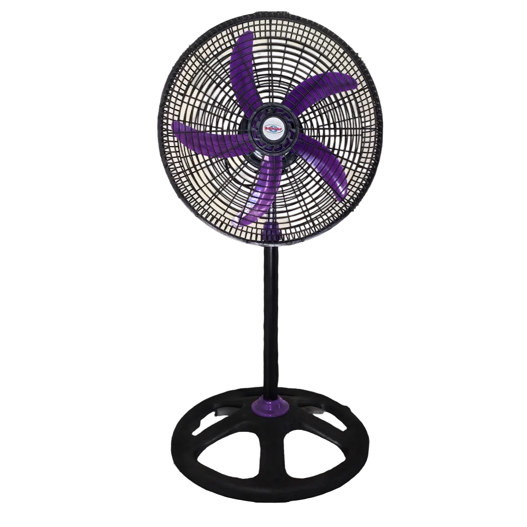 Ventilador de Pedestal Plastico con 5 Aspas de 18" Salcar