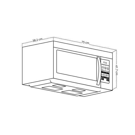 Horno Microondas Empotrable 75 cm Varenna42L-1 Drija