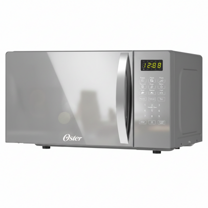 Horno Microondas de Acero y Diseño Frontal de Espejo 20L Oster