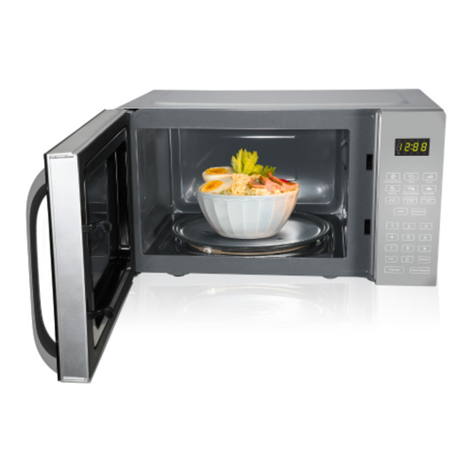 Horno Microondas de Acero y Diseño Frontal de Espejo 20L Oster