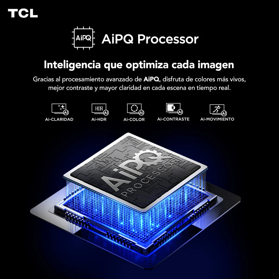 Televisor GOOGLE TV QLED 4K UHD 55" Serie 55T6C TCL