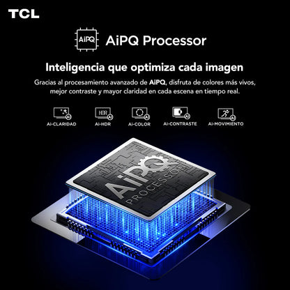 Televisor GOOGLE TV QLED 4K UHD 55" Serie 55T6C TCL