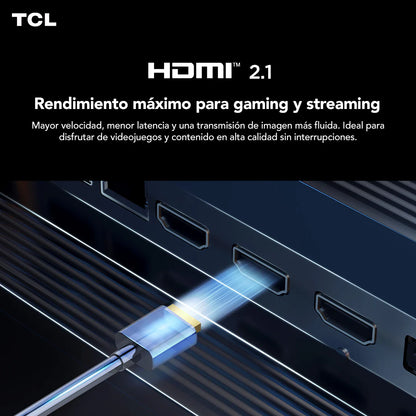 Televisor GOOGLE TV QLED 4K UHD 55" Serie 55T6C TCL