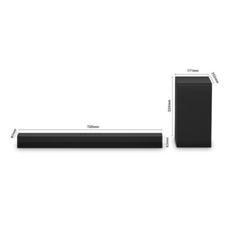 Soundbar 2.1 con Subwoofer Inalambrico Dolby Digital 300W LG