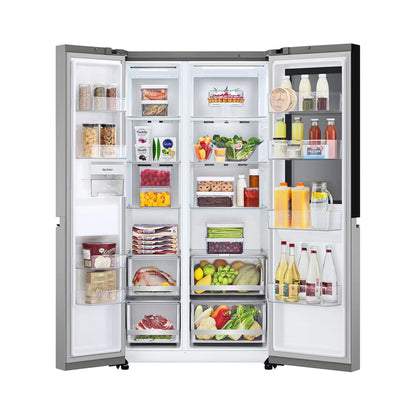 Nevera Side by Side de Acero InstaView Door In Door de 694 Litros LG