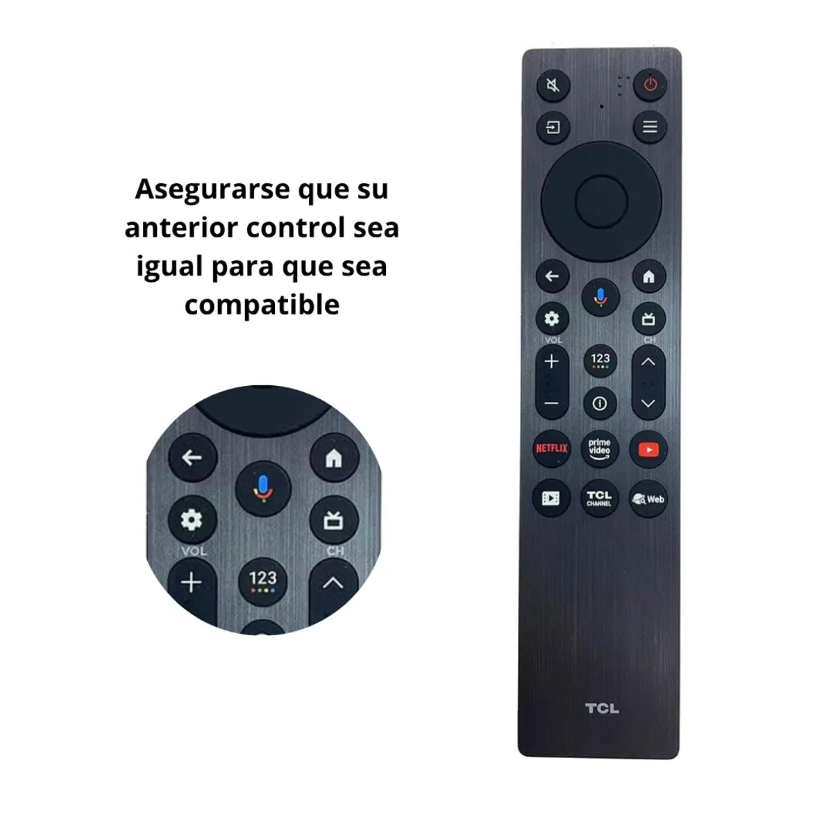Control para TV Versión 2 TCL